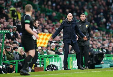 Philippe Clement during Celtic v Rangers game