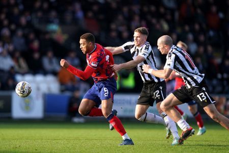 Cyriel Dessers against St Mirren in Scottish Premiership