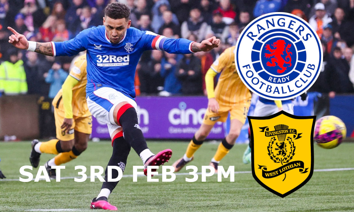 Rangers Aim to Maintain Dominance in Face Off Against Struggling Livingston at Ibrox